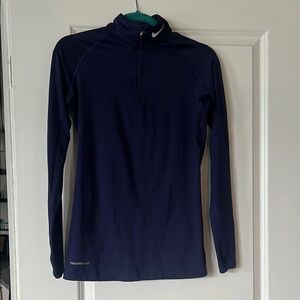 Nike Women's Navy Therma-Fit Top
